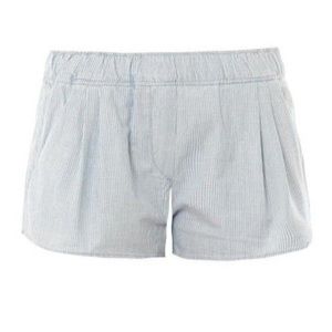 3x1 Light Blue Striped Cotton Short